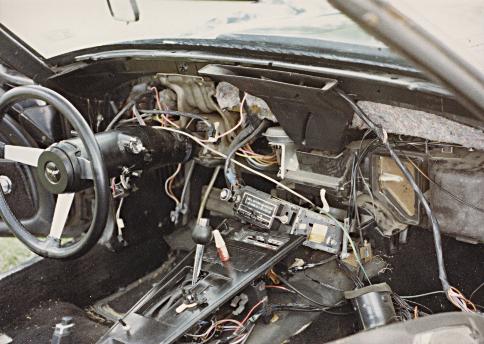 1979 shop corvette dashboard